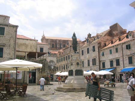 Après le marché à Dubrovnik