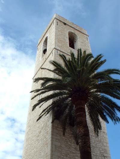 La tour carrée mariée au palmier