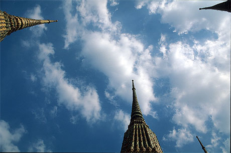 Pointes d'architectures Thai