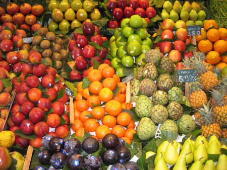 Les couleurs du marché
