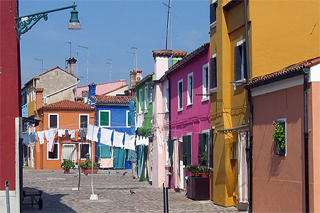 Maisons colorées à Burano