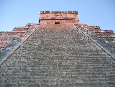 Coucher de soleil sur Chichen Itza