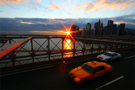 Brooklyn Bridge Sunset