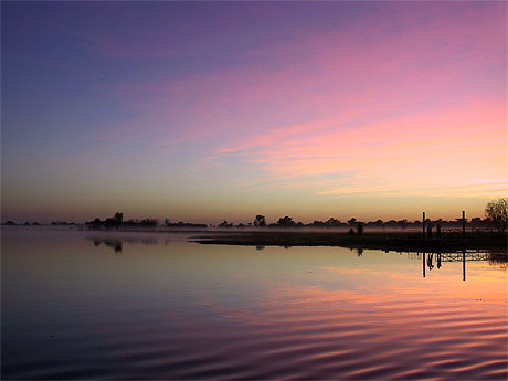 Coucher de soleil à Cooinda
