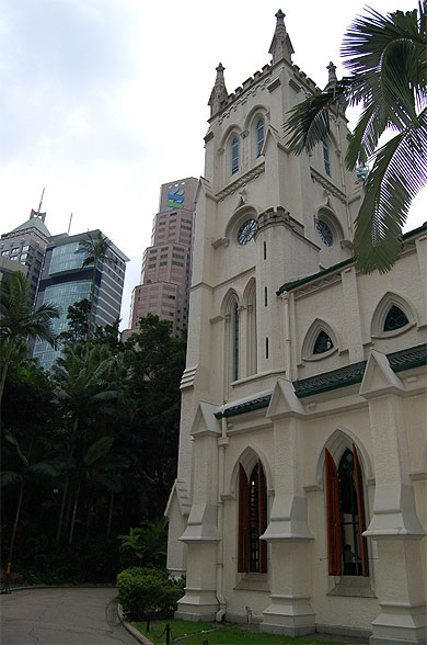 Eglise sur l'île de Hong Kong