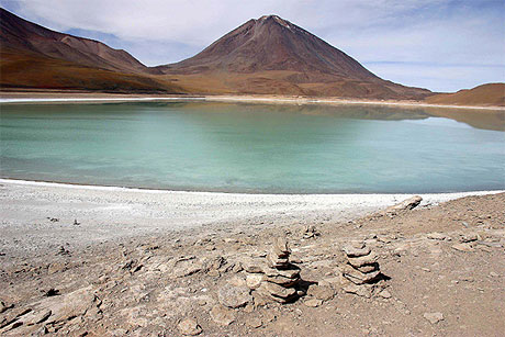 Lac au Salaar de Uyuni