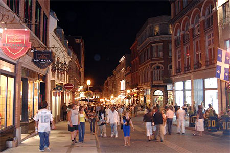 Ambiance nocture à Québec
