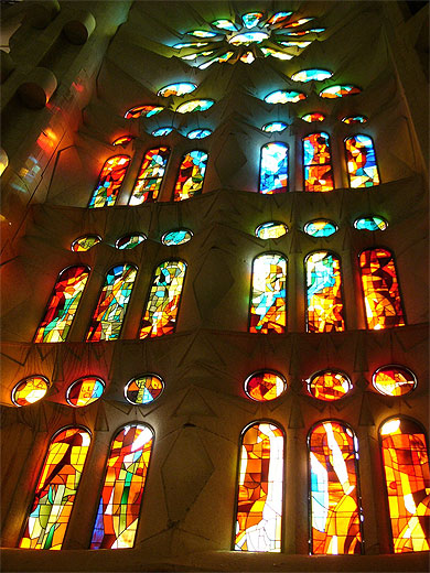 Vitrail de la Sagrada Familia