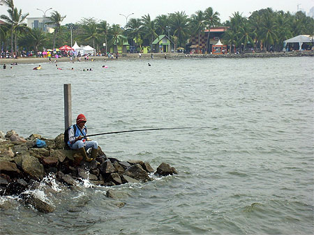 Pêcheur à Ancol