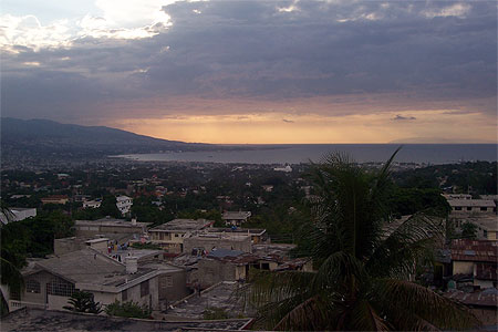 Crépuscule à Port-au-Prince