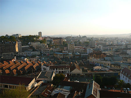 Tananarive vue d'en haut