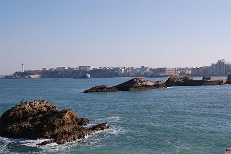 La baie de Biarritz