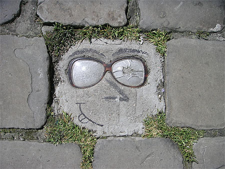 A la place d'un pavé ...