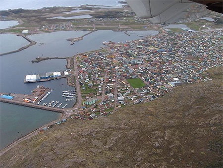 Saint-Pierre vu du ciel