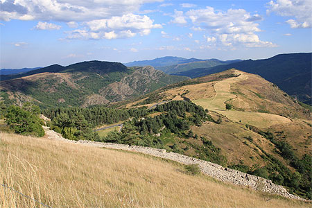 Paysage de la corniche des Cévennes