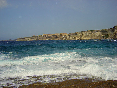 Vue de Bonifacio 