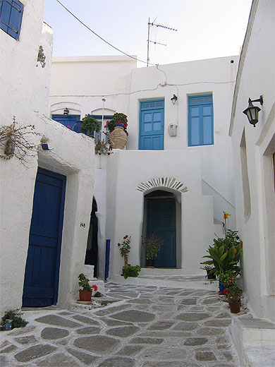 Ruelle à Lefkes