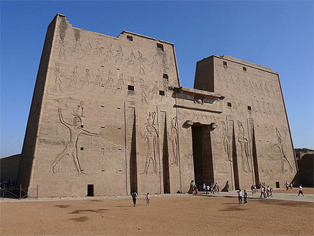 Le temple d'Edfou