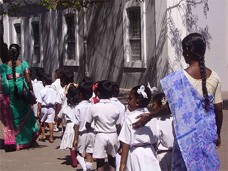 Petits écoliers de Pondichéry