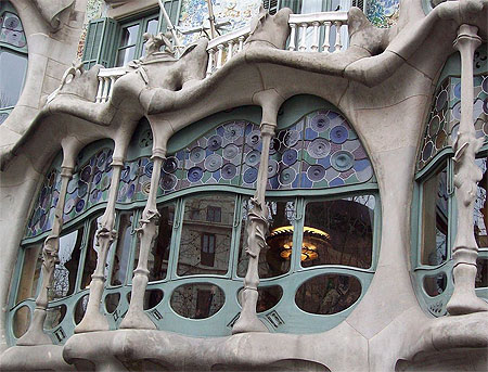 Détail de la façade