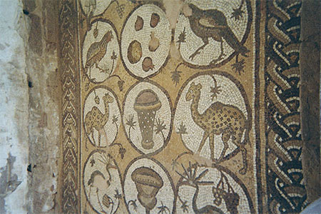 Mosaïque de l'église byzantine