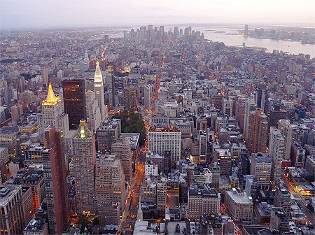 New York from Empire State Building