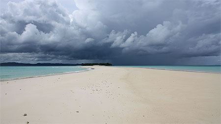 Contraste entre ciel et terre