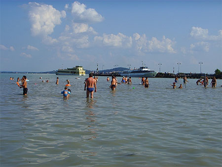 Badacsony plage