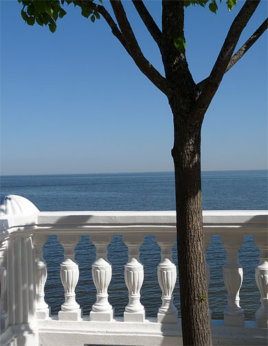 Terrasse sur le golfe de Finlande