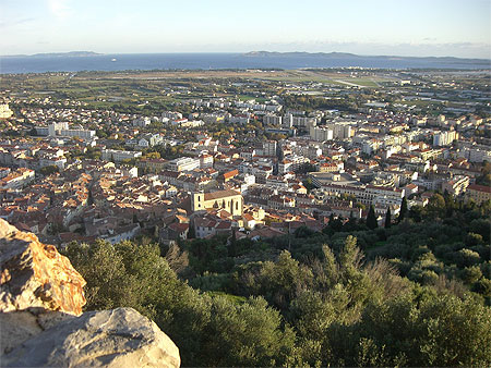 Vue panoramique de la cité des palmiers
