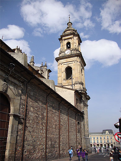 Clocher de la Cathédrale de Bogotá