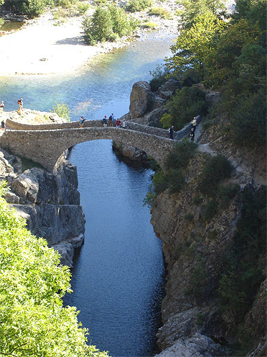 Le pont du diable à Thueyts