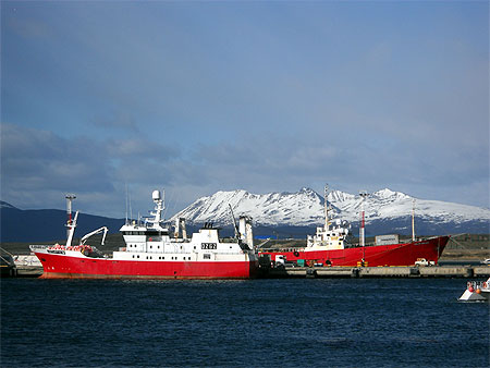 Bateaux de pêche à Ushuaia