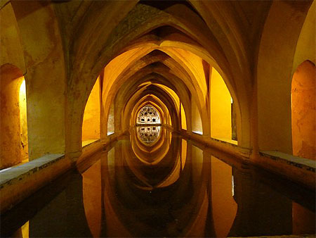 Les bains de l'Alcazar de Séville