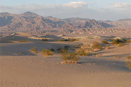 Sunset à Stovepipe Wells