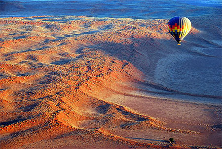 Montgolfière sur Namibe Rand NR