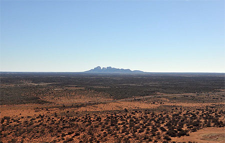 Au sommet d'Ayers Rock