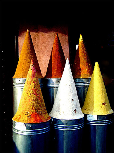 Cônes colorés