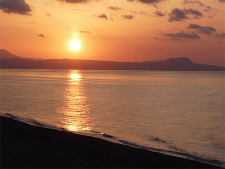 Coucher de soleil sur Réthymon