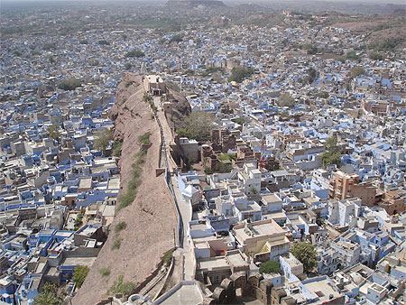Jodhpur vue depuis le fort de Mehrangarh