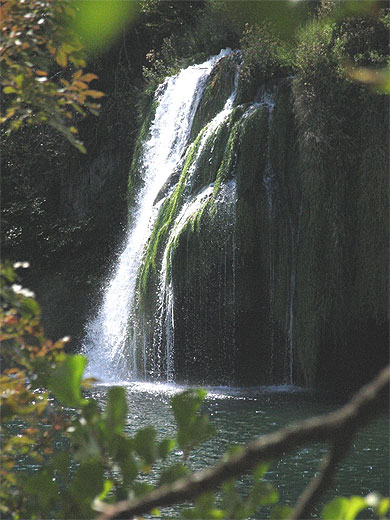 Cascade à Plitvice