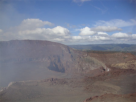 Paysage du volcan Masaya