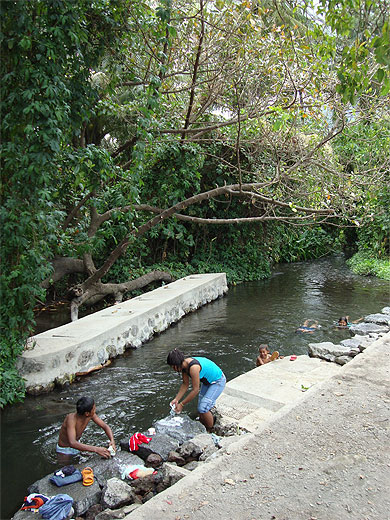 Fleuve dans l'île d'Ometepe