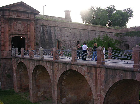 Accès au Castell de Montjuïc