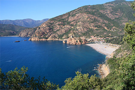 Vue sur le golfe de Porto