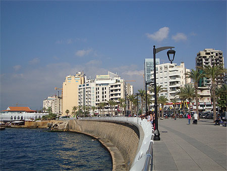 La promenade de Beyrouth