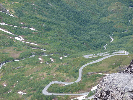 Route vers Dalsnibba