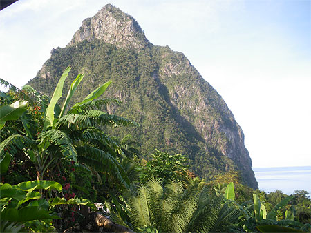 Pitons à Sainte-Lucie