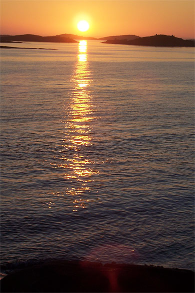 Soleil de minuit à Senja