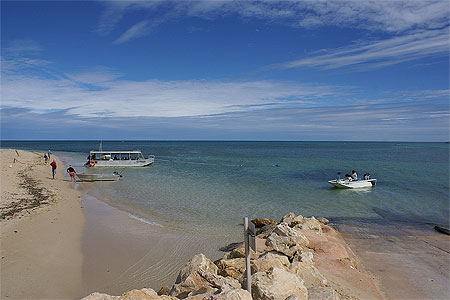 Plage dans le Cape Range NP